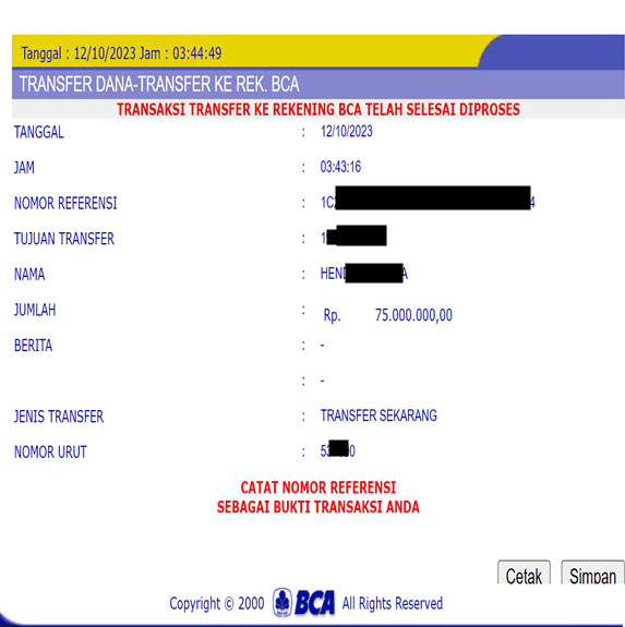 Bukti Pembayaran Kemenangan Slot Online